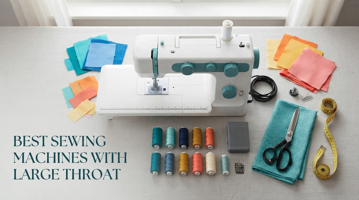 best sewing machines with large throat