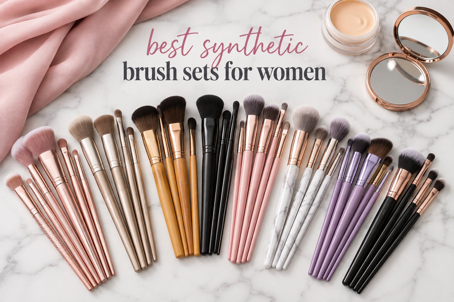 best synthetic brush sets for women