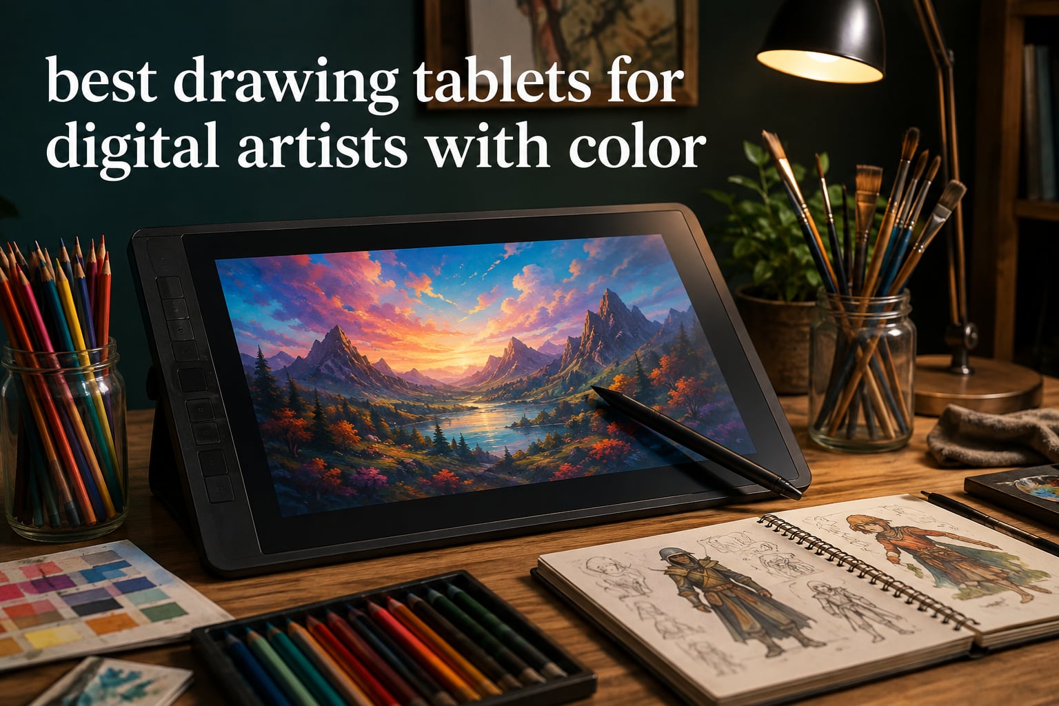 best drawing tablets for digital artists with color