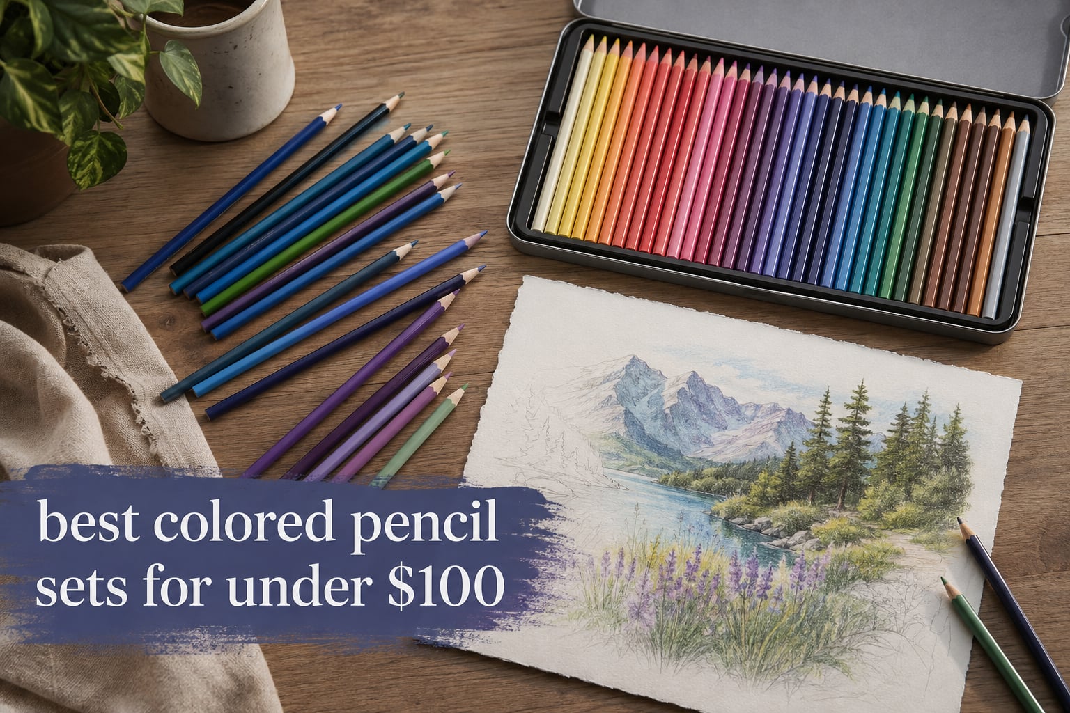 best colored pencil sets for under $100