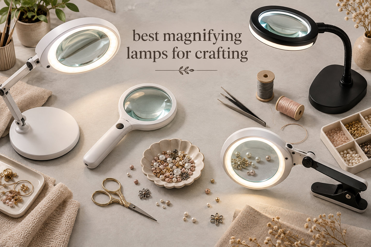 best magnifying lamps for crafting