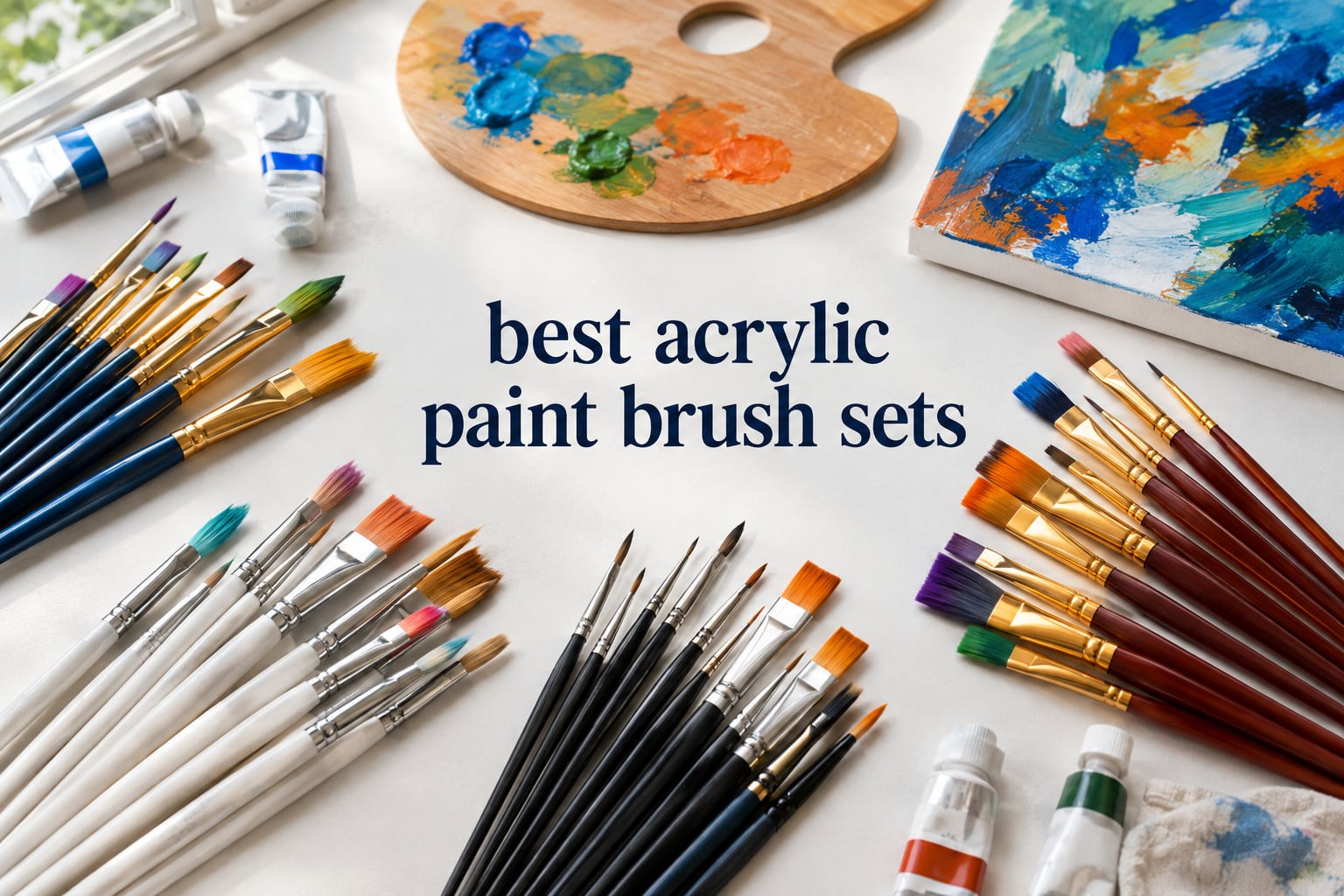 best acrylic paint brush sets