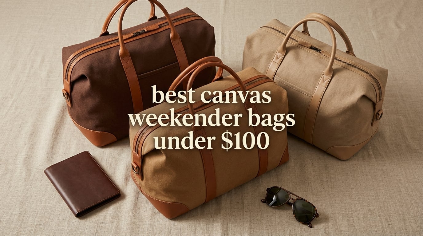 best canvas weekender bags under $100