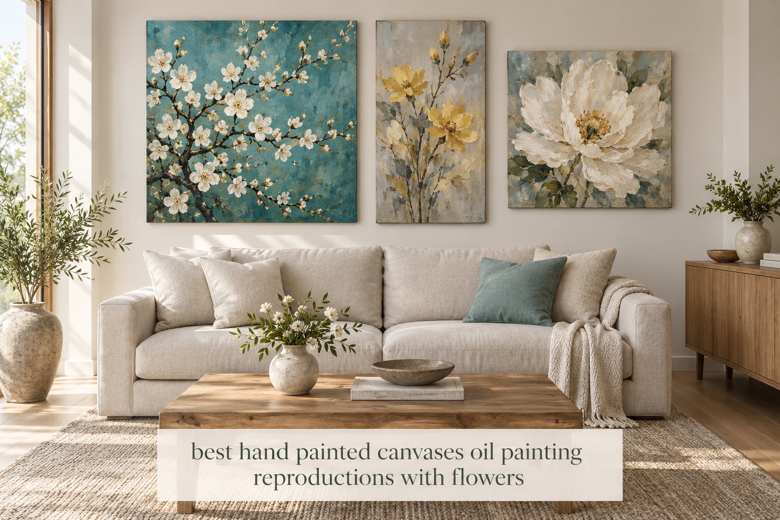 best hand painted canvases oil painting reproductions with flowers