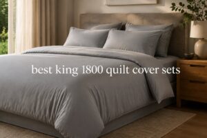 best king 1800 quilt cover sets