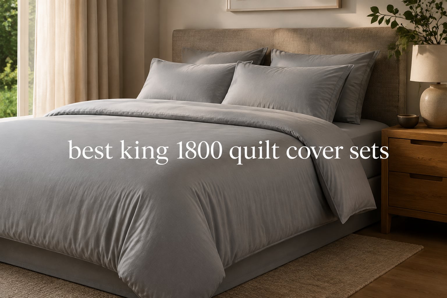 best king 1800 quilt cover sets