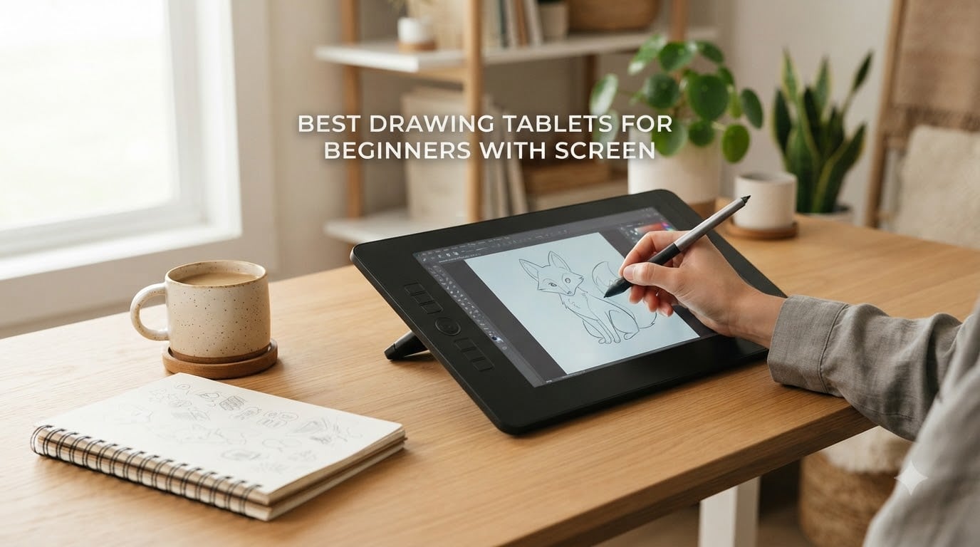 best drawing tablets for beginners with screen