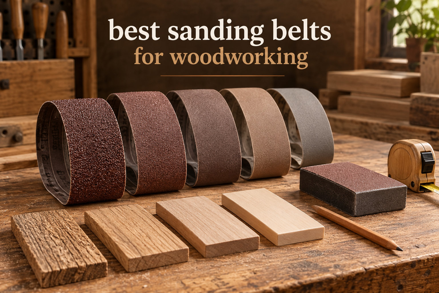 best sanding belts for woodworking