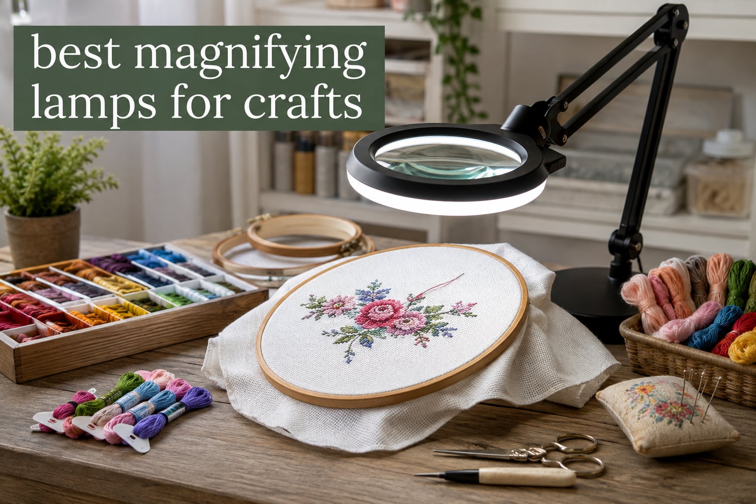 best magnifying lamps for crafts