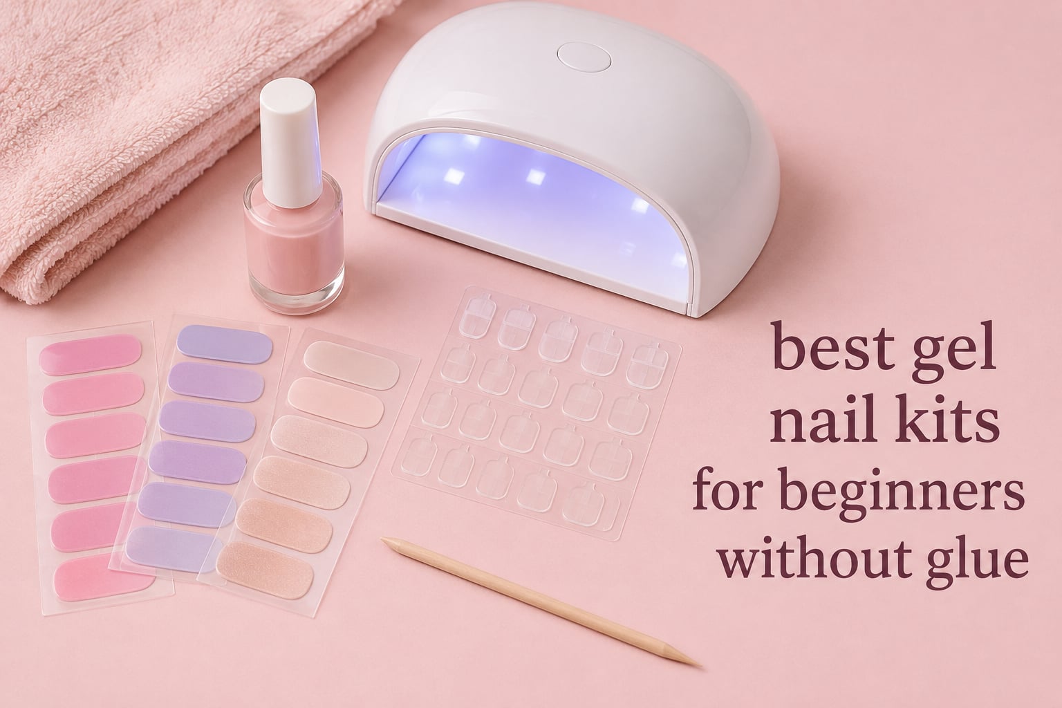 best gel nail kits for beginners without glue